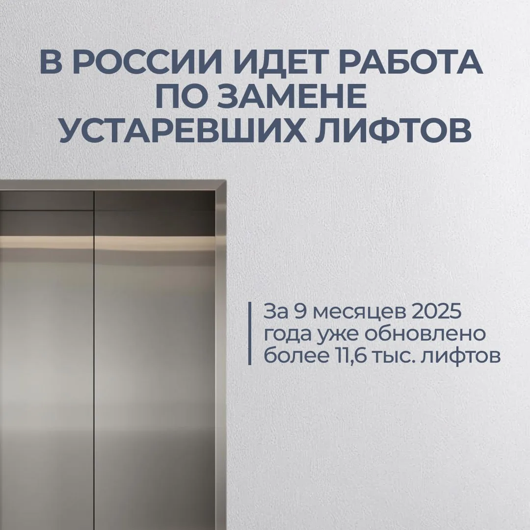 120 лифтов заменил Фонд капитального ремонта МКД Тюменской области в 2025 году